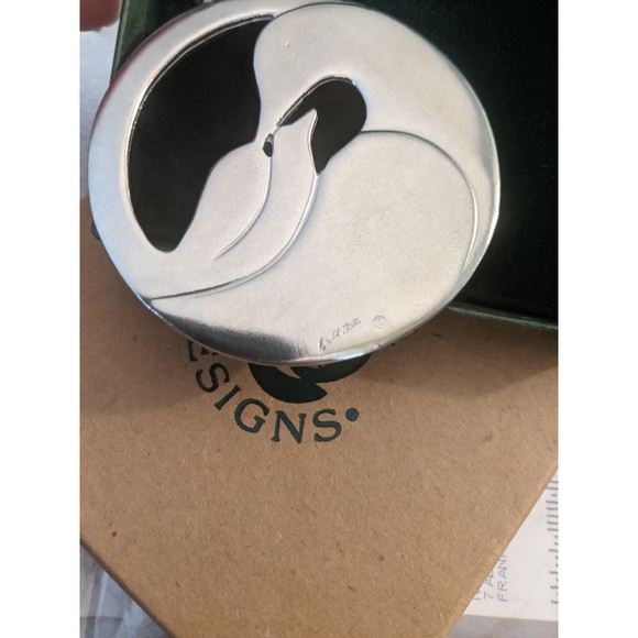 3 Pewter Ornaments 1 New In Box Signed Ken Kantro Lovell & Vintage Holiday LOT - Picture 6 of 9